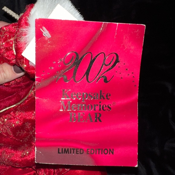 Dan Dee 2002 Keepsake Memories Bear Limited Edition Red Female Christmas Bear - Picture 6 of 13